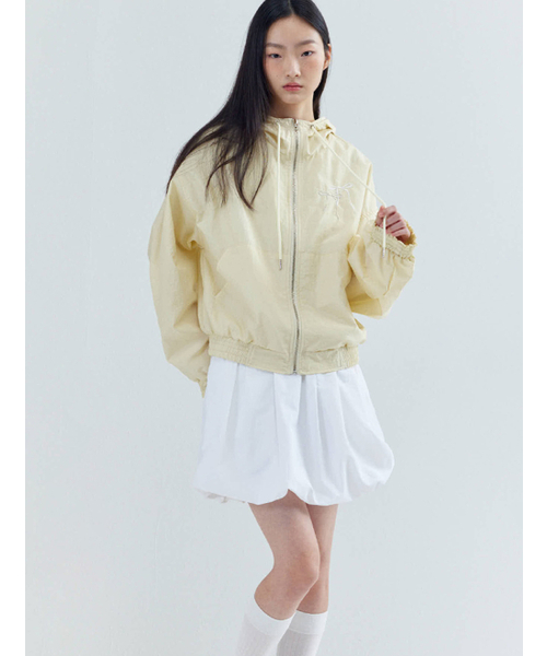 OPENING SUNSHINE(オープニングサンシャイン)の「ピンタックバルーンミニスカートホワイト(スカート・レディース・その他・SMALL/MEDIUM)」の7枚目の写真