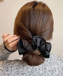 Forcement（フォースメント）の「巻くだけで華やかなサテン調光沢シュシュ（シュシュ）」