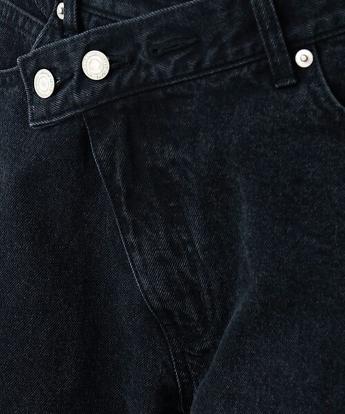 abahouse mavie（アバハウスマヴィ）の「クロスウエストワイドデニム（デニムパンツ・レディース・ライトブルー/ブラック/グレー・36/38/40）」の14枚目の写真