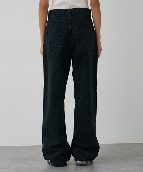 abahouse mavie（アバハウスマヴィ）の「クロスウエストワイドデニム（デニムパンツ・レディース・ライトブルー/ブラック/グレー・36/38/40）」の16枚目の写真