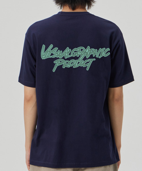 BY.L(バイエル)の「コンツアーグラフィティロゴ半袖Tシャツネイビー(Tシャツ/カットソー・メンズ・その他・MEDIUM/LARGE/X-LARGE)」の4枚目の写真