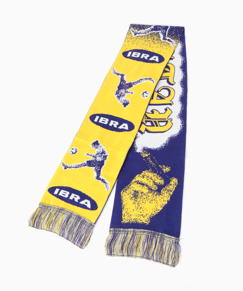 417 EDIFICE（フォーワンセブンエディフィス）の「【CITY BOYS FC / シティボーイズFC】417別注 bad boy Scarf（マフラー・メンズ・ブラック/レッド/ブルー・FREE）」の10枚目の写真