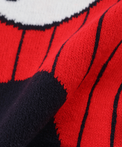 417 EDIFICE（フォーワンセブンエディフィス）の「【CITY BOYS FC / シティボーイズFC】417別注 bad boy Scarf（マフラー・メンズ・ブラック/レッド/ブルー・FREE）」の14枚目の写真