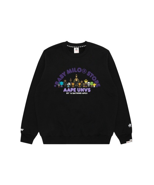 AAPE X BABY MILO STORE CREW NECK SWEATER