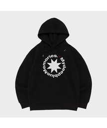 MM ROUND LOGO HOODIE(BLACK)