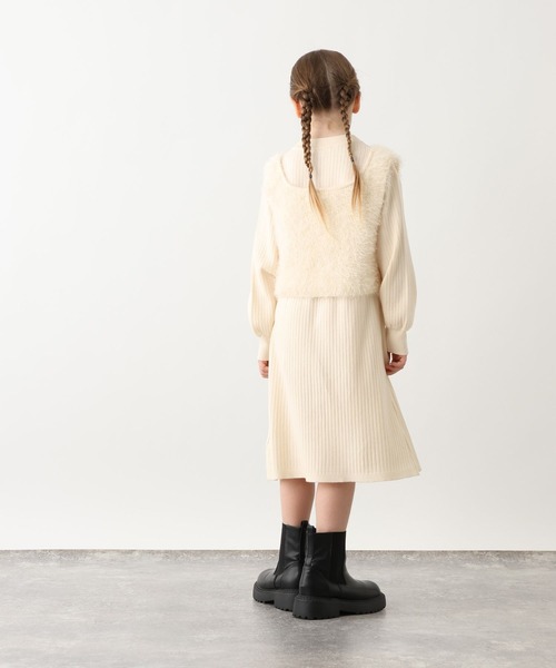 GLOBAL WORK(グローバルワーク)の「トクトク2setワンピース*ビスチェ/617672(ワンピース・キッズ・グレー系その他/ホワイト・140cm/130cm/160cm/150cm)」の5枚目の写真