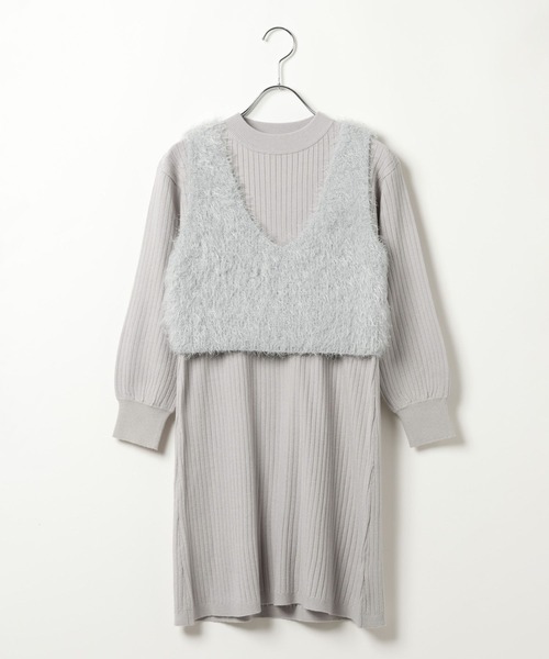 GLOBAL WORK(グローバルワーク)の「トクトク2setワンピース*ビスチェ/617672(ワンピース・キッズ・グレー系その他/ホワイト・140cm/130cm/160cm/150cm)」の19枚目の写真