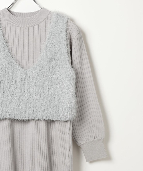 GLOBAL WORK(グローバルワーク)の「トクトク2setワンピース*ビスチェ/617672(ワンピース・キッズ・グレー系その他/ホワイト・140cm/130cm/160cm/150cm)」の21枚目の写真