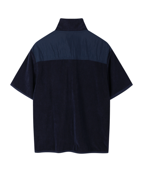 YOUNEEDGARMENTS(ユーニーズガーメンツ)の「ミリタリーテリー ハーフジップ (ネイビー)(ポロシャツ・メンズ・その他・40/38)」の3枚目の写真