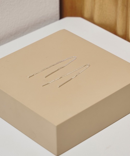 TODAYFUL（トゥデイフル）の「Long Chain Pierce（Silver925）（ピアス（両耳用）・レディース・シルバー/ゴールド・FREE）」の6枚目の写真