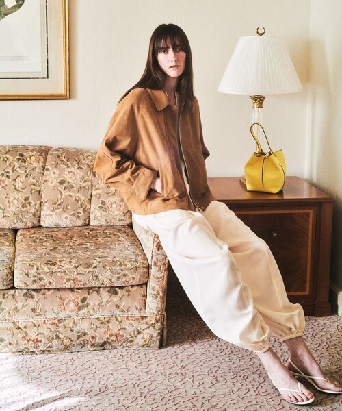 allureville(アルアバイル)の「フィブリルポプリンバルーンパンツ(その他パンツ・レディース・オフホワイト/ブラック・1/2)」の19枚目の写真