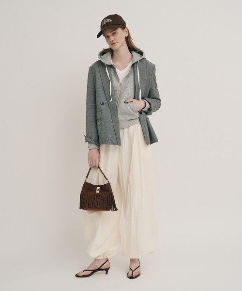 FENDI フェンディ ロング・マキシ丈スカート XS カーキ 【古着】【中古  