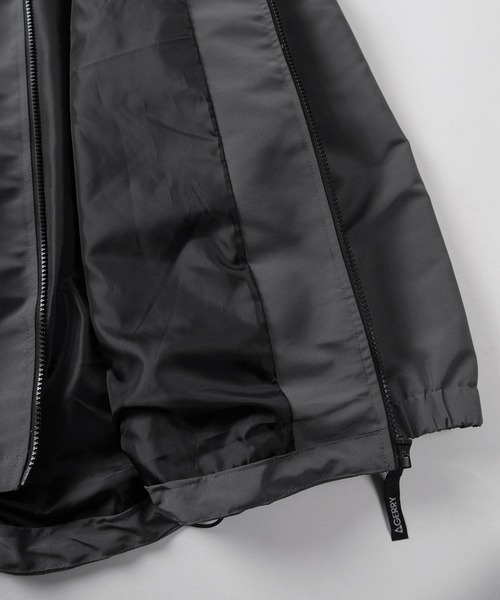 GERRY(ジェリー)の「【70】【GERRY/ジェリー】ワンポイントロゴ刺繍 バイカラー マウンテンパーカー/フードジャケット/ドローコード(マウンテンパーカー・メンズ・グレイッシュベージュ/チャコールグレー/ブラック/カーキ・M/L/XL)」の10枚目の写真