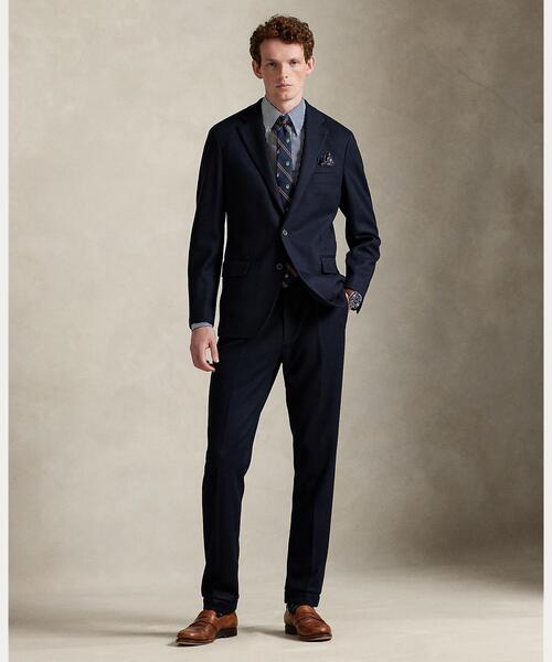 セール】Polo ソフト モダン ニット フランネル ジャケット