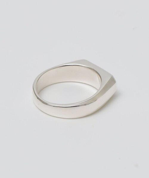 SHIPS(シップス)の「XOLO: SIGNET HAIR LINE THICK(リング・メンズ・シルバー・ONE SIZE)」の2枚目の写真