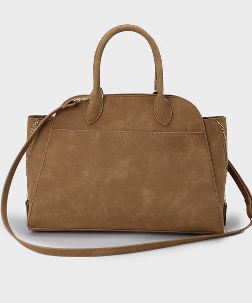 UNTITLED（アンタイトル）の「スエード調ZIPトート（トートバッグ・レディース・キャメル/ライトベージュ・99）」の20枚目の写真