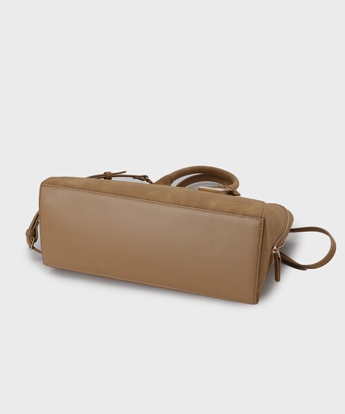 UNTITLED（アンタイトル）の「スエード調ZIPトート（トートバッグ・レディース・キャメル/ライトベージュ・99）」の19枚目の写真