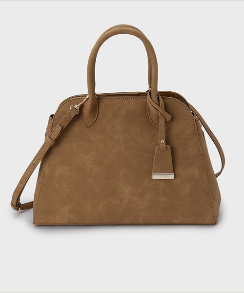 UNTITLED（アンタイトル）の「スエード調ZIPトート（トートバッグ・レディース・キャメル/ライトベージュ・99）」の18枚目の写真