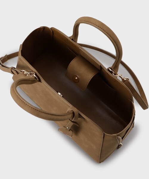 UNTITLED（アンタイトル）の「スエード調ZIPトート（トートバッグ・レディース・キャメル/ライトベージュ・99）」の16枚目の写真