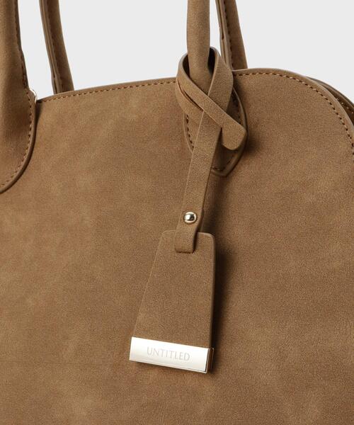 UNTITLED（アンタイトル）の「スエード調ZIPトート（トートバッグ・レディース・キャメル/ライトベージュ・99）」の12枚目の写真