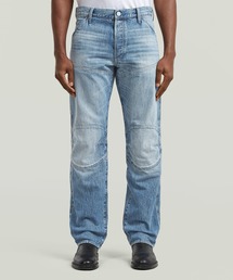 G-STAR | 5620 3D REGULAR JEANS/ヴィンテージライク立体裁断レギュラーストレートジーンズ/バイカーデザインデニムパンツ(デニムパンツ)