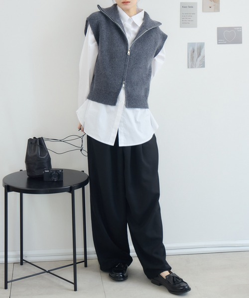 RU.TI.LE(ルチル)の「【RU.TI.LE】オーバーカラーシャツ(シャツ/ブラウス・レディース・ラベンダー/ホワイト/ベージュ・MEDIUM)」の22枚目の写真