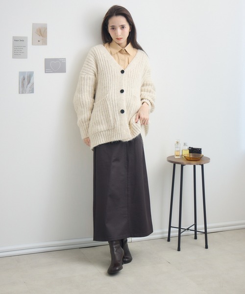 RU.TI.LE(ルチル)の「【RU.TI.LE】オーバーカラーシャツ(シャツ/ブラウス・レディース・ラベンダー/ホワイト/ベージュ・MEDIUM)」の11枚目の写真