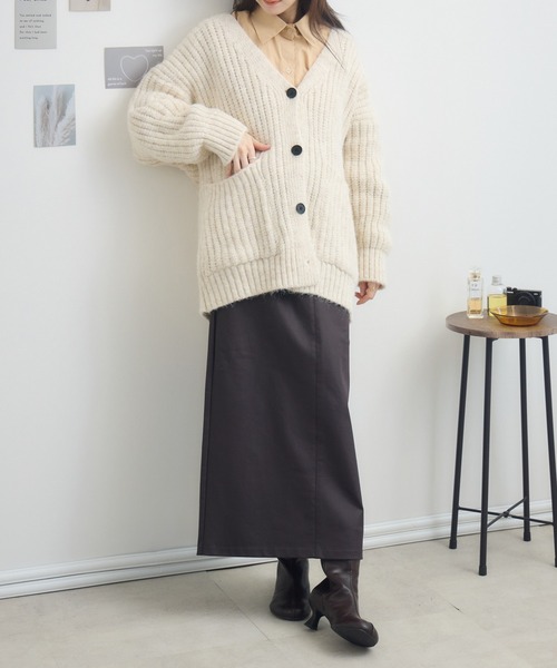 RU.TI.LE(ルチル)の「【RU.TI.LE】オーバーカラーシャツ(シャツ/ブラウス・レディース・ラベンダー/ホワイト/ベージュ・MEDIUM)」の12枚目の写真