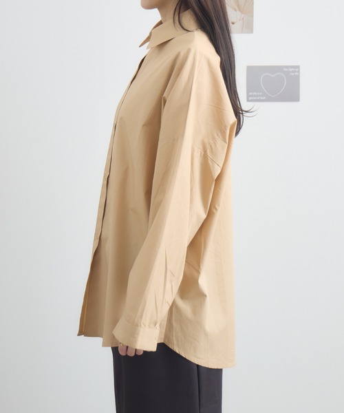 RU.TI.LE(ルチル)の「【RU.TI.LE】オーバーカラーシャツ(シャツ/ブラウス・レディース・ラベンダー/ホワイト/ベージュ・MEDIUM)」の14枚目の写真