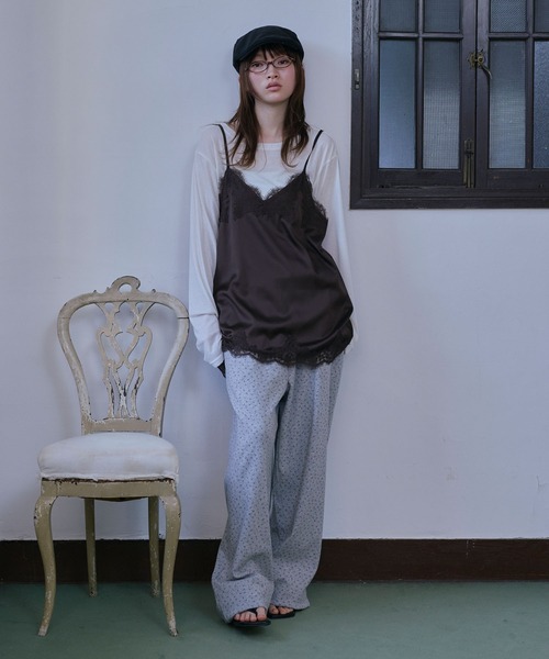 快適★美品★うさと★キャミソールチュニック　天然染色/綿混リネン/タイ手織布 and-hy369-navya.jpg