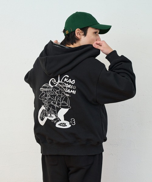 punchbike reversiblehoodie / パンチバイクリバーシブルパーカー