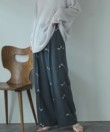 Doux archives | 【26SS先行予約】花柄刺繍センタープレスパンツ(その他パンツ)