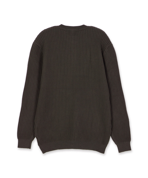 MAKEITTO(メイキット)の「デイリービスコースヘンリーネックニット_グレー(ニット/セーター・メンズ・その他・XX-LARGE/X-LARGE/LARGE/MEDIUM)」の2枚目の写真