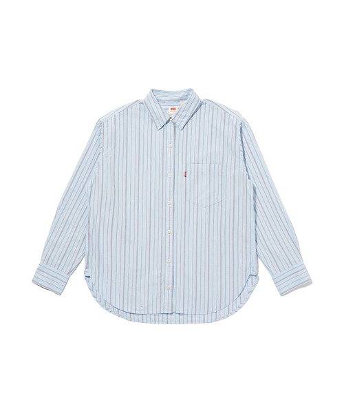 Levi's(リーバイス)の「Levi's/リーバイス ハーリー ボーイフレンドシャツ(シャツ/ブラウス・レディース・ブルー・M/S/XS)」の2枚目の写真