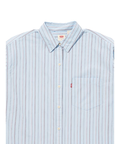 Levi's(リーバイス)の「Levi's/リーバイス ハーリー ボーイフレンドシャツ(シャツ/ブラウス・レディース・ブルー・M/S/XS)」の4枚目の写真