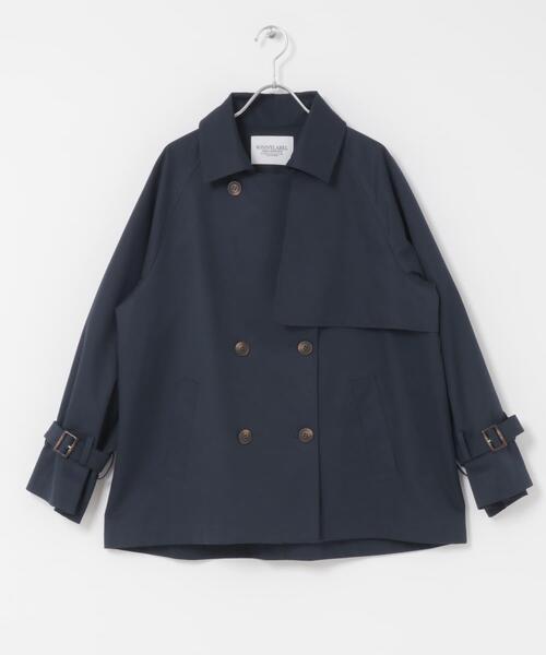 URBAN RESEARCH Sonny Label（アーバンリサーチサニーレーベル）の「撥水ショートトレンチコート（トレンチコート・レディース・ネイビー/ベージュ・38/36）」の9枚目の写真
