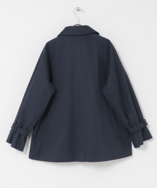 URBAN RESEARCH Sonny Label（アーバンリサーチサニーレーベル）の「撥水ショートトレンチコート（トレンチコート・レディース・ネイビー/ベージュ・38/36）」の7枚目の写真