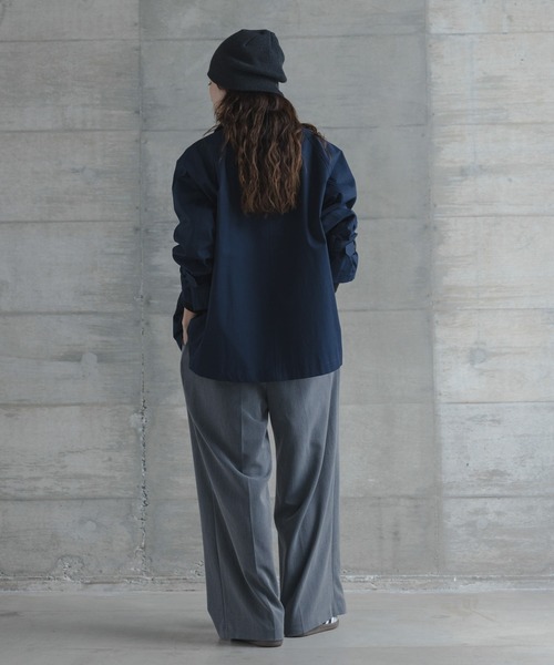 URBAN RESEARCH Sonny Label（アーバンリサーチサニーレーベル）の「撥水ショートトレンチコート（トレンチコート・レディース・ネイビー/ベージュ・38/36）」の17枚目の写真