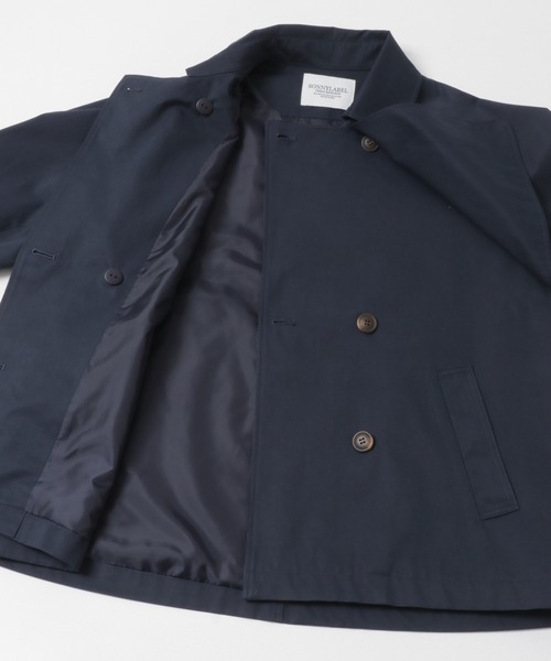 URBAN RESEARCH Sonny Label（アーバンリサーチサニーレーベル）の「撥水ショートトレンチコート（トレンチコート・レディース・ネイビー/ベージュ・38/36）」の21枚目の写真