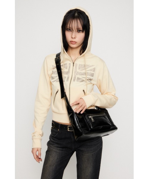 LAGUA GEM（ラグアジェム）の「LANDSCAPE USEFUL バッグ（ショルダーバッグ・レディース・ブラック/ライトイエロー・FREE）」の6枚目の写真