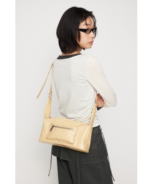 LAGUA GEM（ラグアジェム）の「LANDSCAPE USEFUL バッグ（ショルダーバッグ・レディース・ブラック/ライトイエロー・FREE）」の14枚目の写真