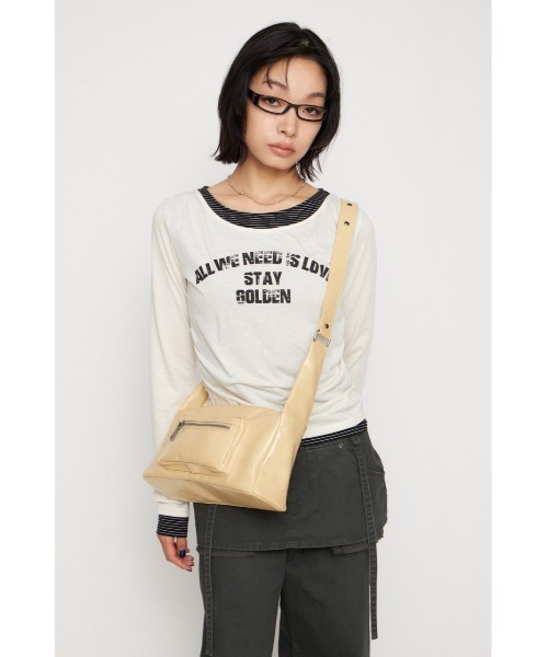 LAGUA GEM（ラグアジェム）の「LANDSCAPE USEFUL バッグ（ショルダーバッグ・レディース・ブラック/ライトイエロー・FREE）」の15枚目の写真