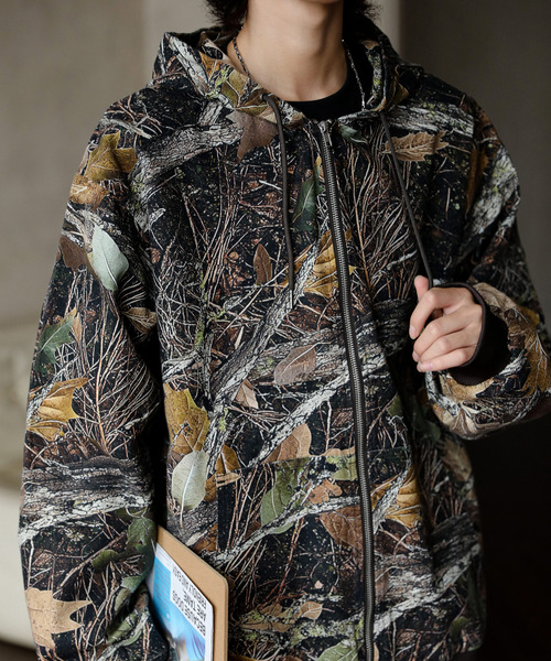 neos(ネオス)の「【neos】ルーズシルエット ヴィンテージライク ツイル デニム 迷彩 ジップ パーカー フードジャケット(パーカー・メンズ・ブラック/サックスブルー/ブルー/キャメル/カモフラージュ・MEDIUM/LARGE/X-LARGE)」の22枚目の写真