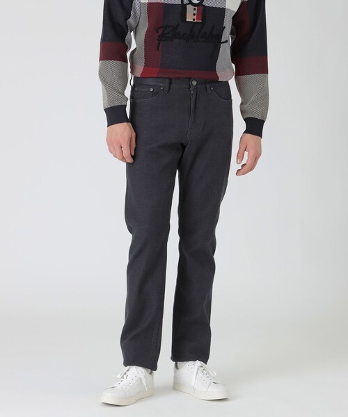 BLACK LABEL CRESTBRIDGE(ブラックレーベル・クレストブリッジ)の「ダブルフェイスクレストブリッジチェックデニム(デニムパンツ・メンズ・ブルー/チャコールグレー・S/M/XL/L)」の2枚目の写真