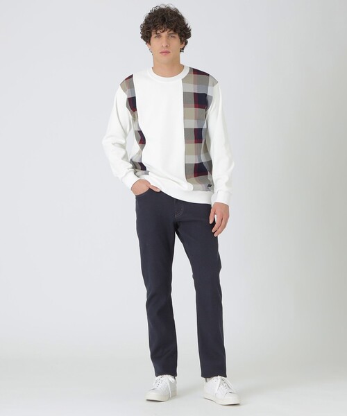 BLACK LABEL CRESTBRIDGE(ブラックレーベル・クレストブリッジ)の「ダブルフェイスクレストブリッジチェックデニム(デニムパンツ・メンズ・ブルー/チャコールグレー・S/M/XL/L)」の12枚目の写真