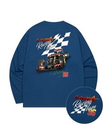 RACING TEAM LONG SLV TEE dark blue
