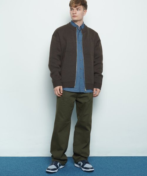 THE-ABON(エイボン)の「M508 gly cotton wide pants khaki(その他パンツ・メンズ・カーキ・S/M/L)」の1枚目の写真
