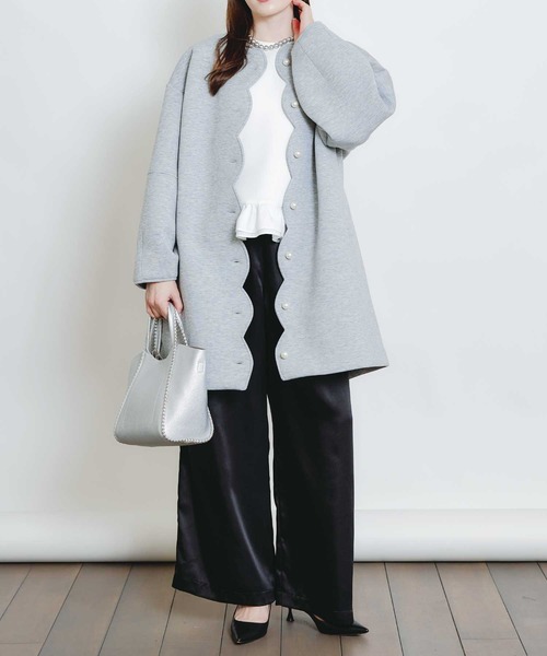 PICCIN(ピッチン)の「ヘミングサテンパンツ(その他パンツ・レディース・シャンパン/ピンク/ブラック・S/M)」の16枚目の写真