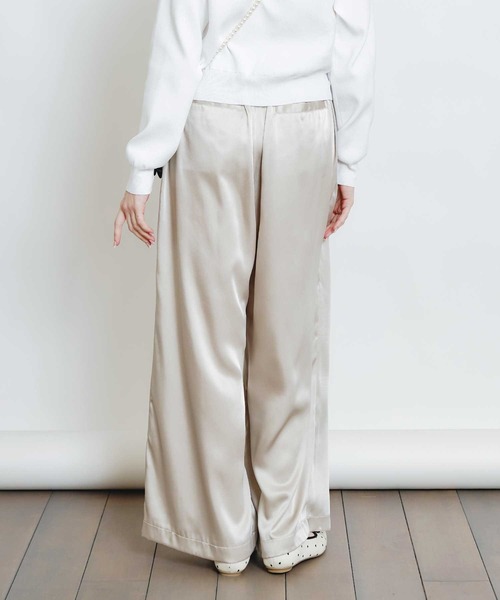 PICCIN(ピッチン)の「ヘミングサテンパンツ(その他パンツ・レディース・シャンパン/ピンク/ブラック・S/M)」の19枚目の写真