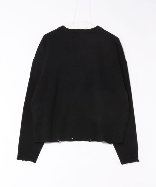 WEGO（ウィゴー）の「WEGO/ビッグロゴニットプルオーバー（ニット/セーター・メンズ・ブラック・MEDIUM/LARGE）」の2枚目の写真